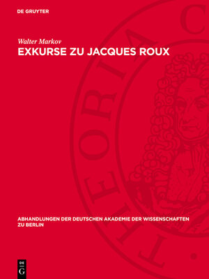 cover image of Exkurse zu Jacques Roux